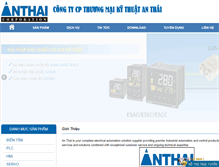 Tablet Screenshot of anthaicorp.com